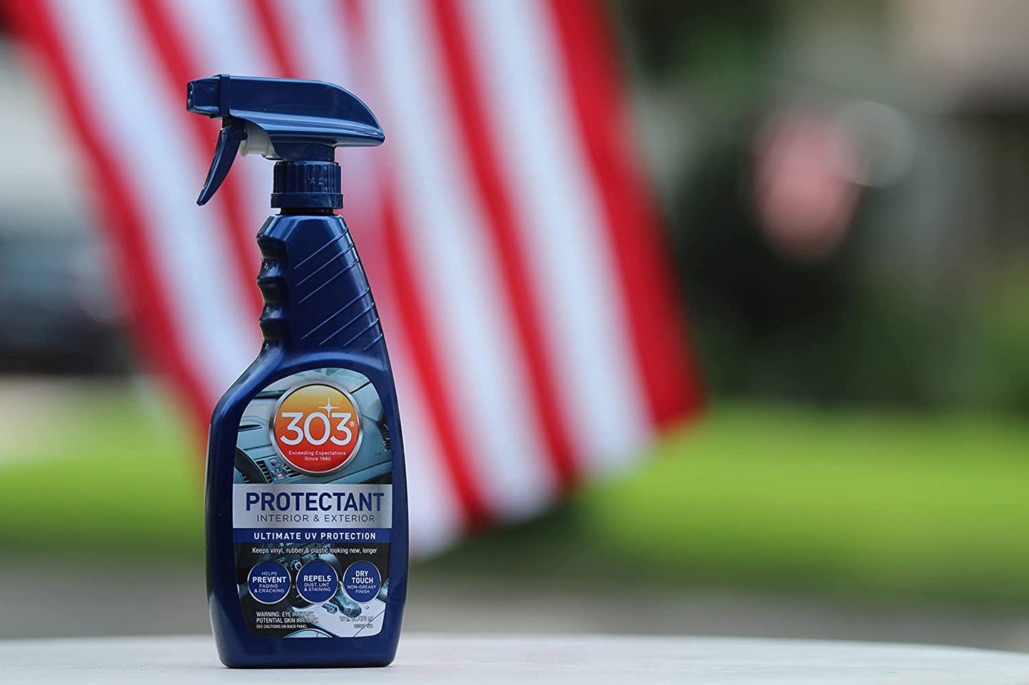 303® Automotive Protectant - Provides Superior UV Protection, Helps Prevent Fading and Cracking, Repels Dust, Lint, and Staining, Restores Lost Color and Luster, (30382) 473 Ml