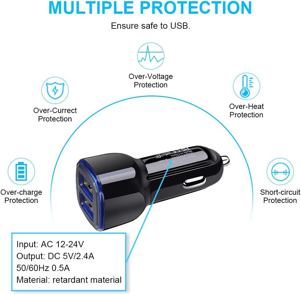 USB C Wall Charger,Car Adapter,Type C Fast Charging Cable for Samsung Galaxy S22+ S21 FE S20 Ultra Note 22/20 A12 A32 A52 A20 A10E A11 A01 A21 A51 A71, Pixel 6 Pro 5 4A 3XL, LG Stylo 6/5/,Moto G Power