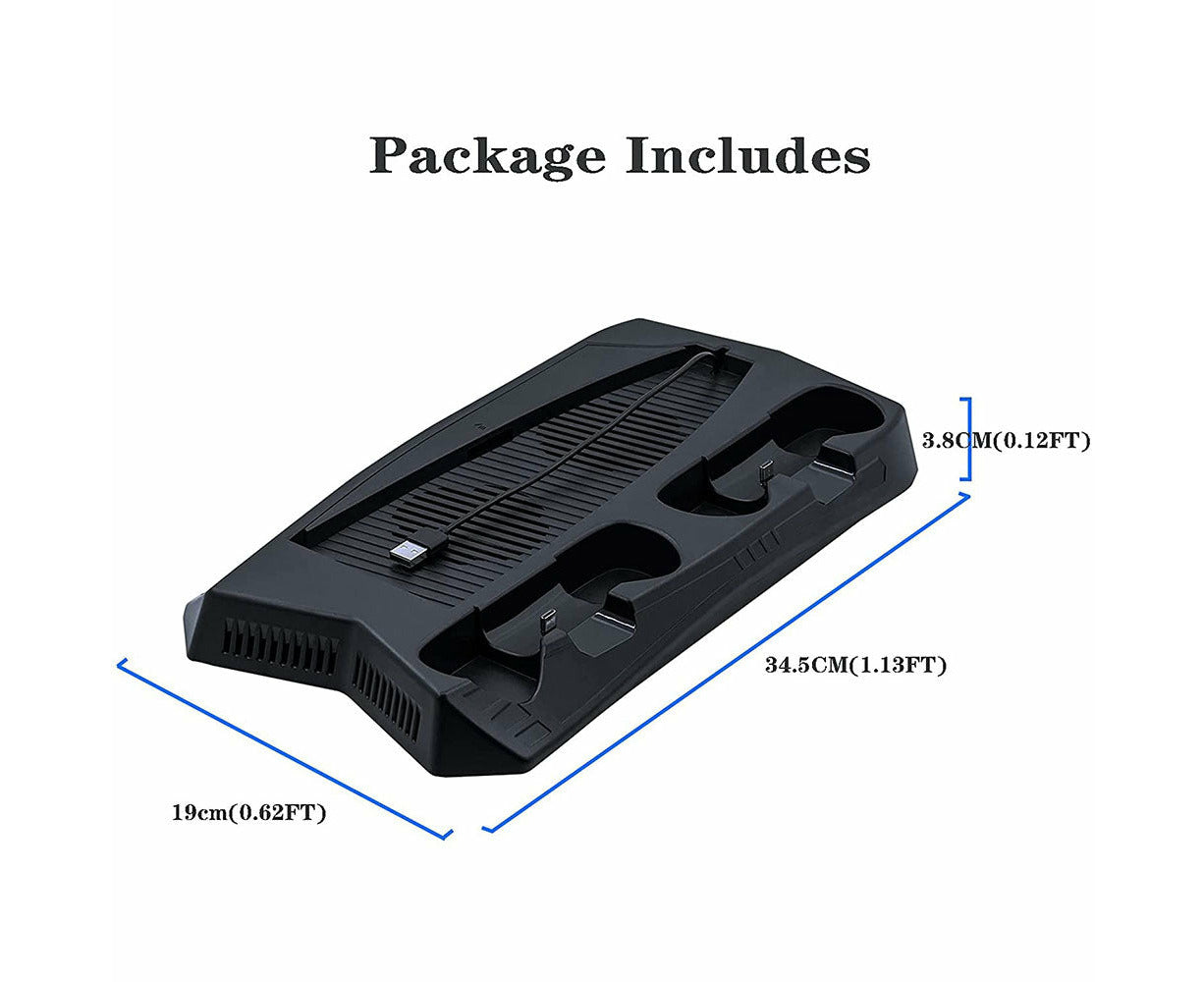 Vertical Cooling Stand with Game Storage Slot for PS5 DE/UHD (-P5-010-2