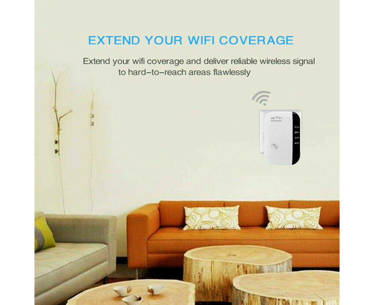 300Mbps Wifi Extender Repeater Range Booster AP Router AU Wireless-N 802.11