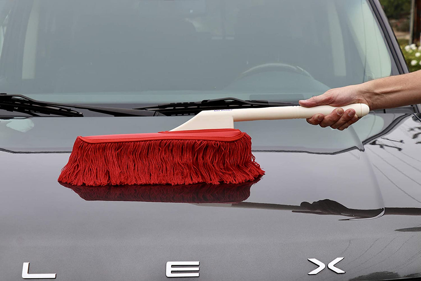 California Car Duster the Original Detailing Kit with Plastic Handle, Model Number: 62445, Red