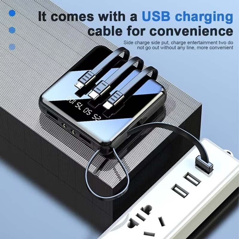 9000000Mah Portable Power Bank Fast Charger Battery Pack for Mobile Phone